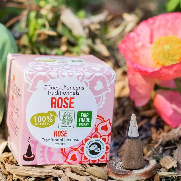 100% természetes füstölőszer - meleg, édes, virágos illat - szeretet, szerelem, szépség, öröm