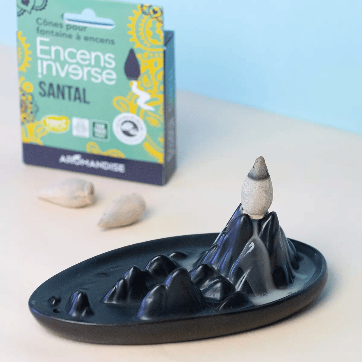 100% természetes füstölőkúp - meleg, fás, édes ellazító illat - megnyugvás, relaxáció, mély álmok